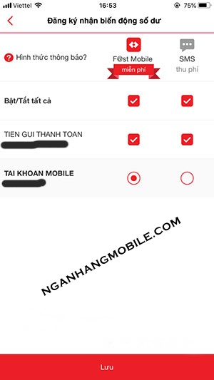 Dang ky sms banking techcombank