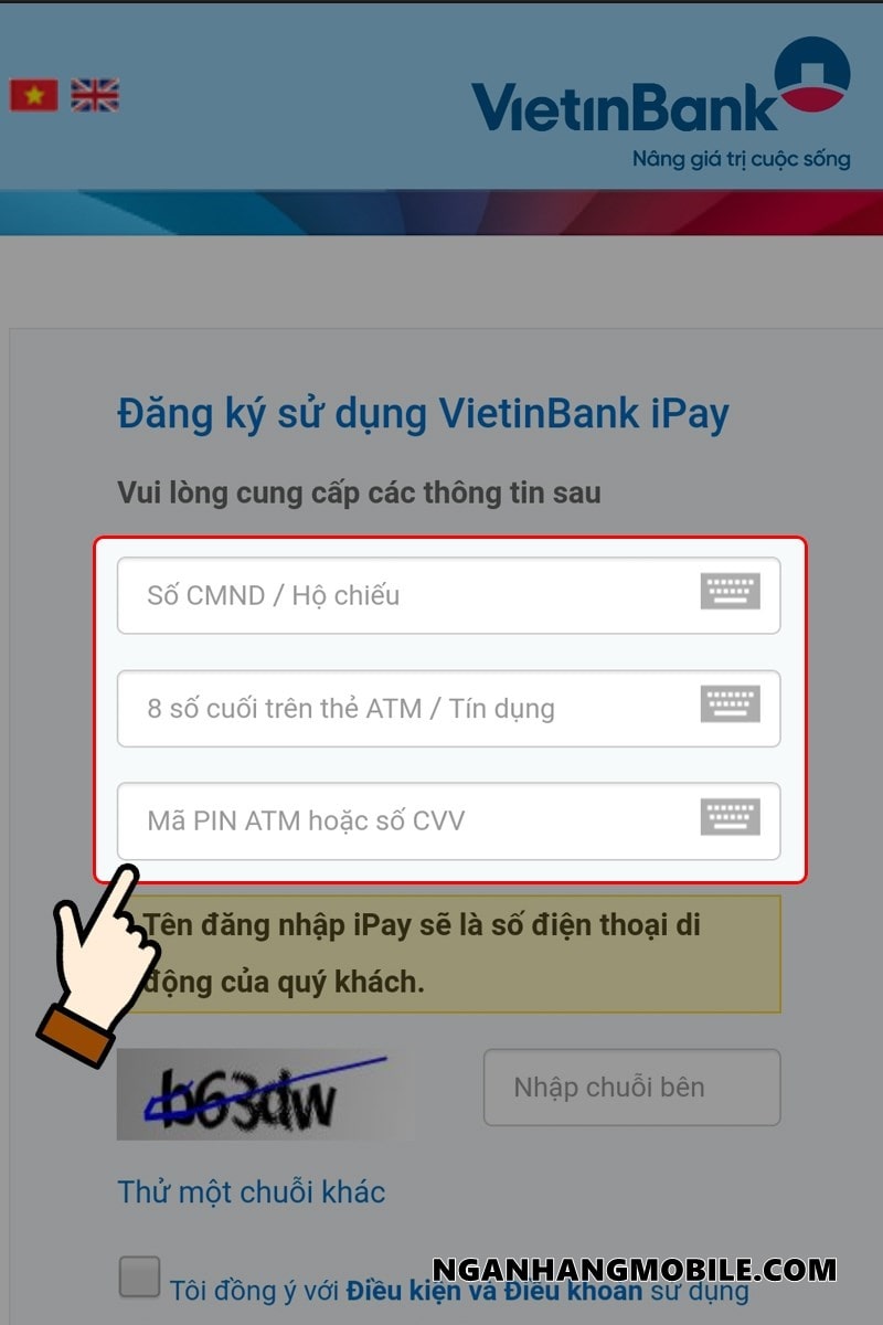 Dang ky internet banking vietinbank co mat phi khong