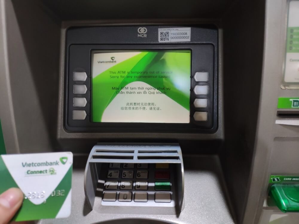 lấy lại số tài khoản thẻ ATM Vietcombank