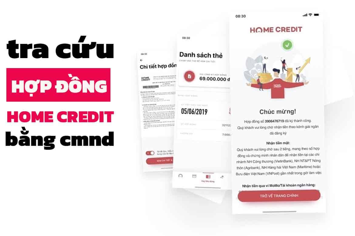 kiểm tra hợp đồng trả góp Home Credit